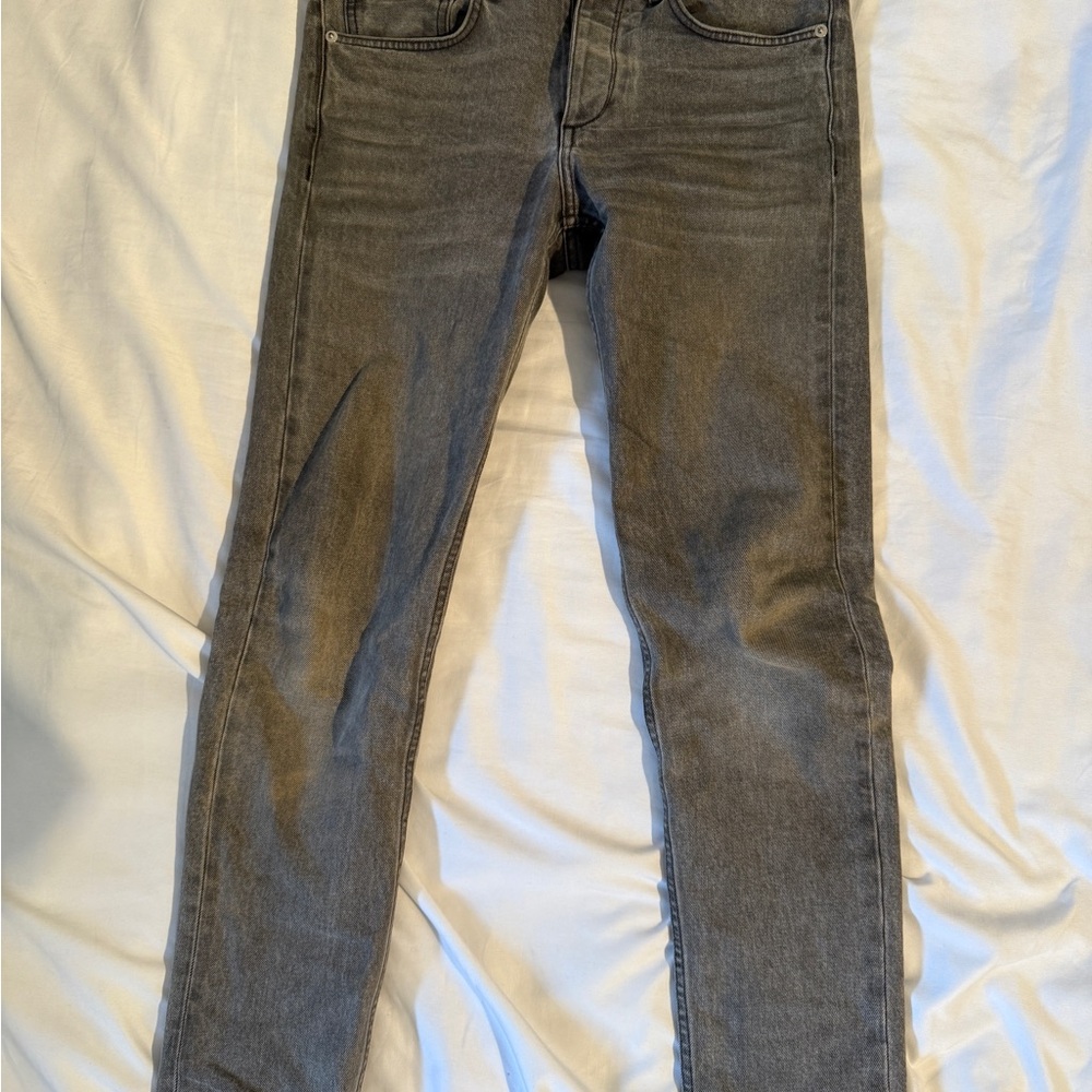 Men's Faded Gray Rag & Bone Jeans
